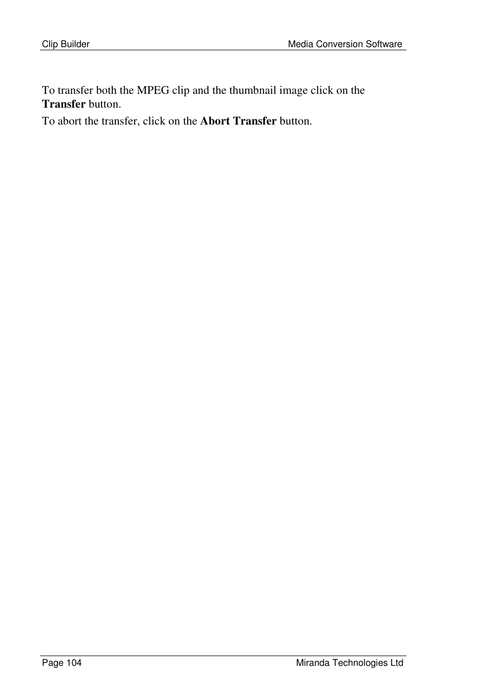 Grass Valley Media Conversion User Manual | Page 104 / 154