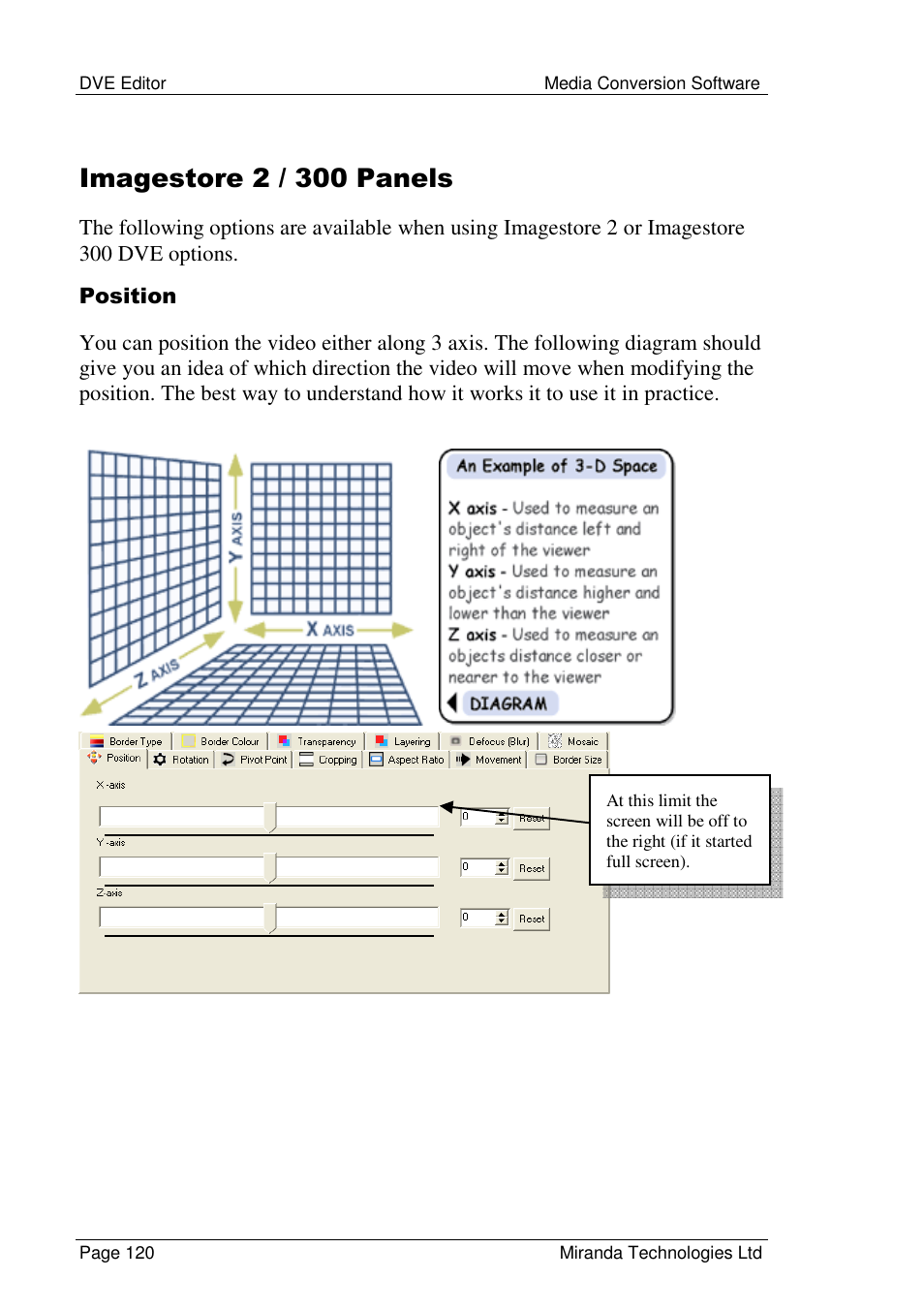 Imagestore 2 / 300 panels | Grass Valley Media Conversion User Manual | Page 120 / 154