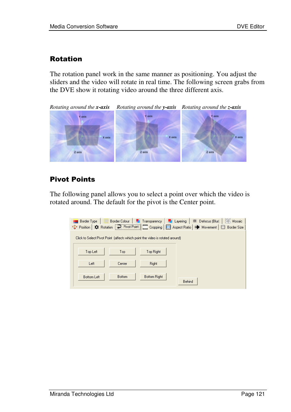 Grass Valley Media Conversion User Manual | Page 121 / 154