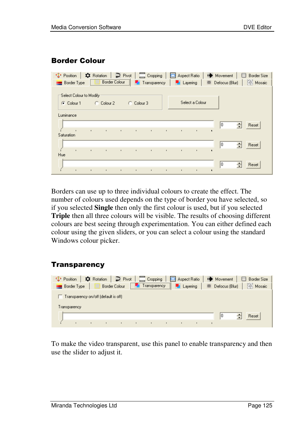 Grass Valley Media Conversion User Manual | Page 125 / 154