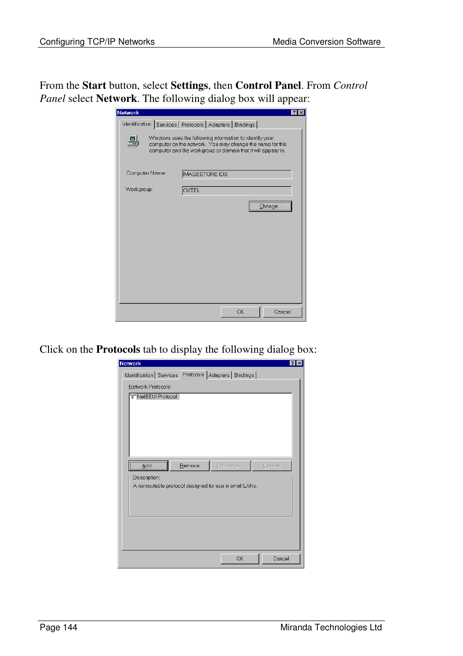 Grass Valley Media Conversion User Manual | Page 144 / 154
