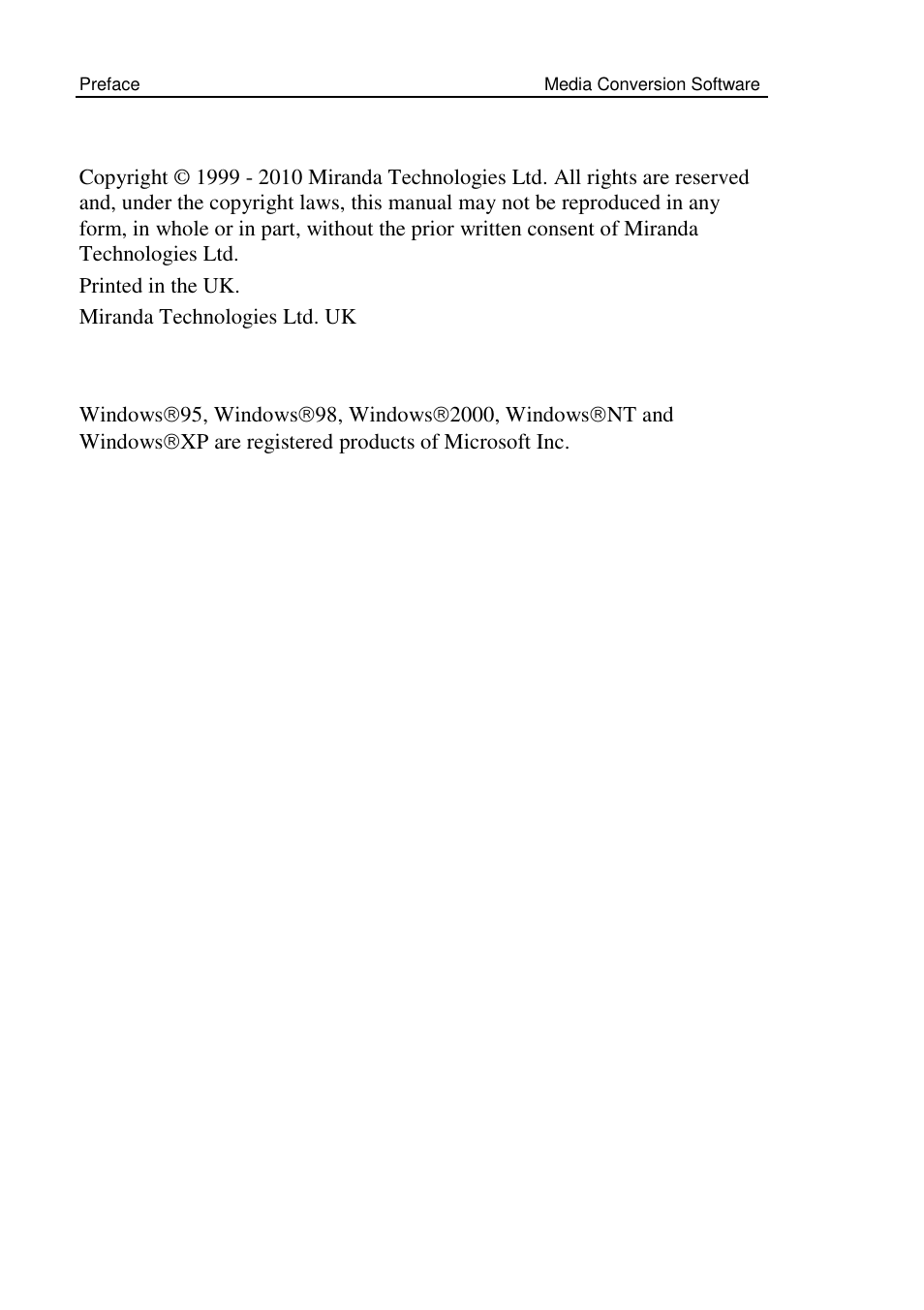 Grass Valley Media Conversion User Manual | Page 2 / 154