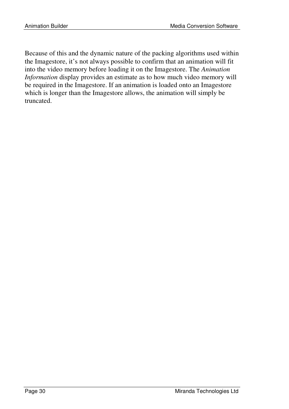 Grass Valley Media Conversion User Manual | Page 30 / 154