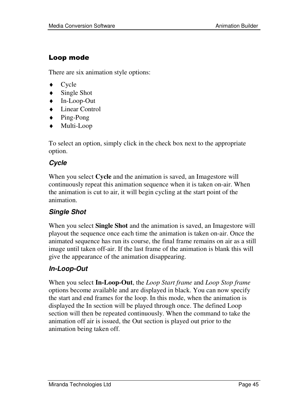 Grass Valley Media Conversion User Manual | Page 45 / 154