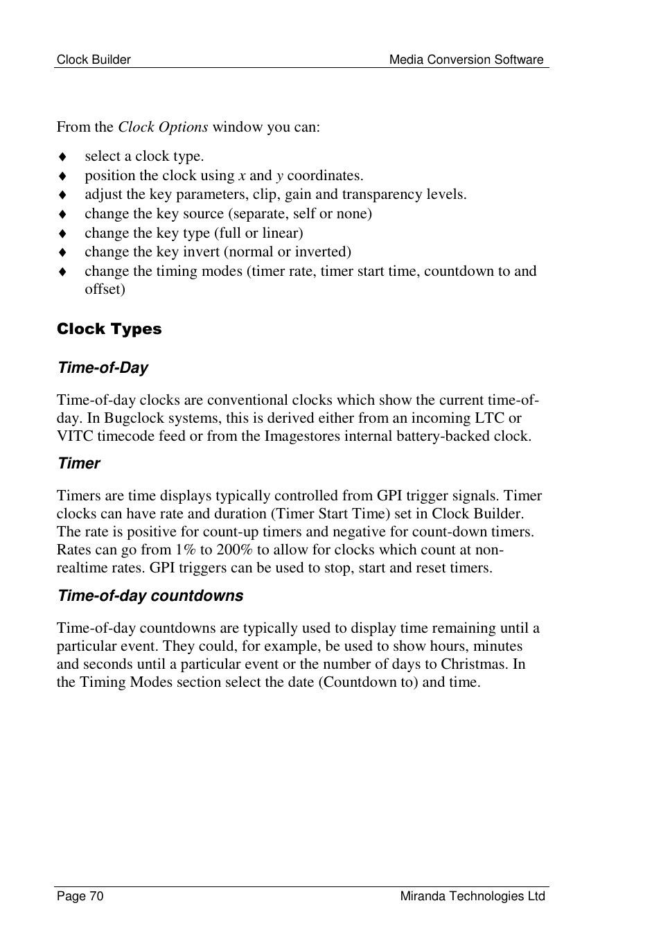 Grass Valley Media Conversion User Manual | Page 70 / 154
