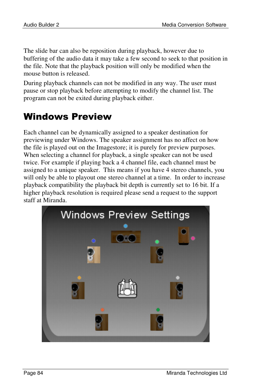 Windows preview | Grass Valley Media Conversion User Manual | Page 84 / 154