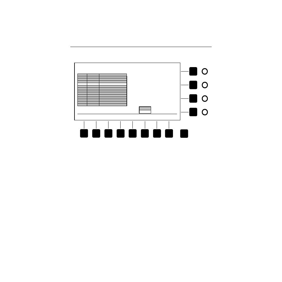 Figure 2-11, Crosspoint map menu -21, System setup: using the configuration menus | Figure 2-11. crosspoint map menu, Crosspoint map menu | Grass Valley 1200 Operation Manual User Manual | Page 39 / 196