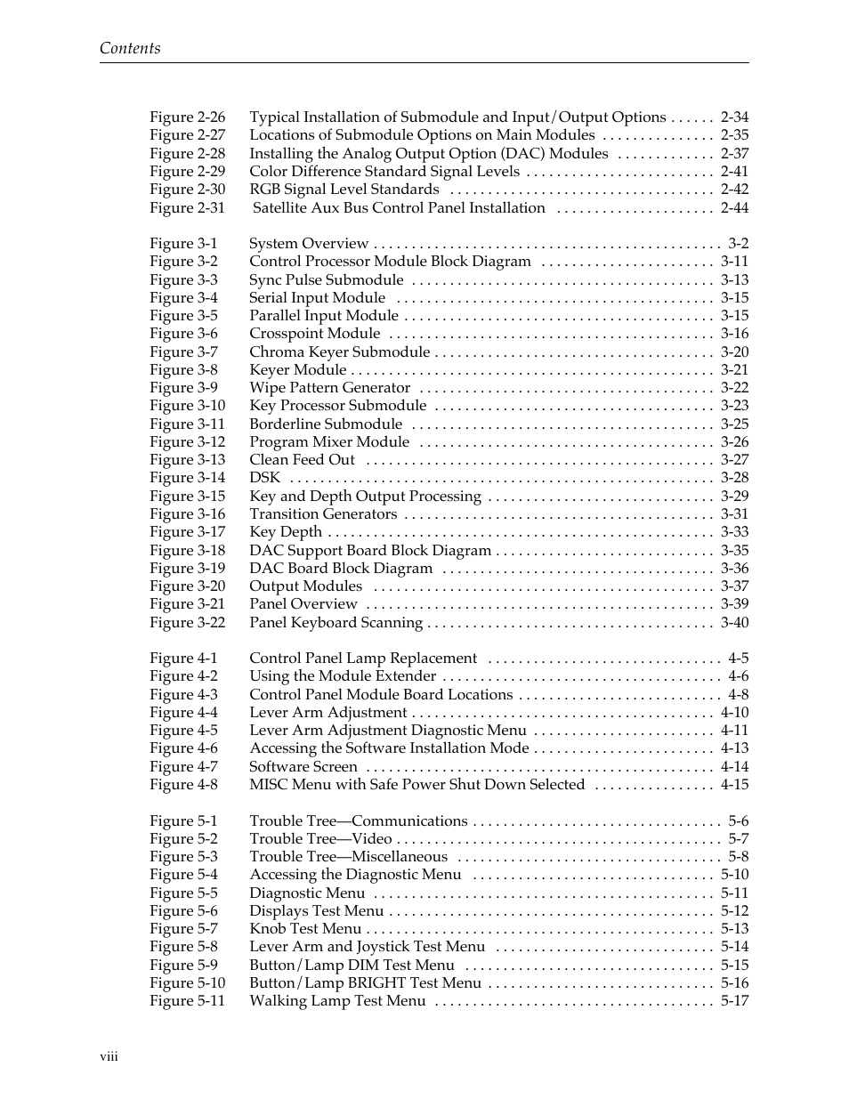 Grass Valley 1200 Installation User Manual | Page 8 / 156