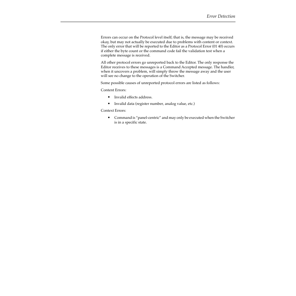 Protocol errors, Protocol errors -9, Transition rates -26 | Grass Valley 2200 User Manual | Page 23 / 120