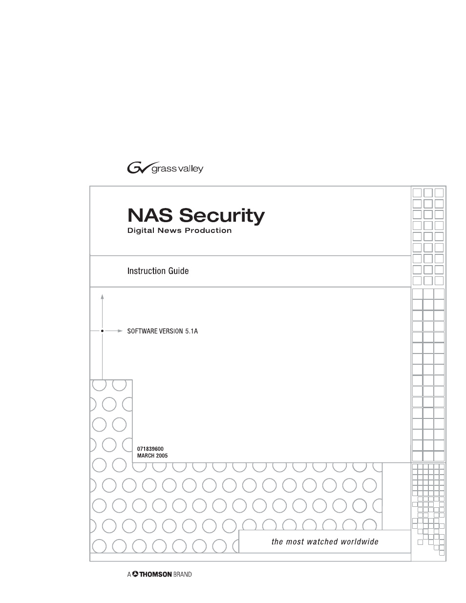Grass Valley NAS Security Instruction Guide v.5.1A User Manual | Page 3 / 58