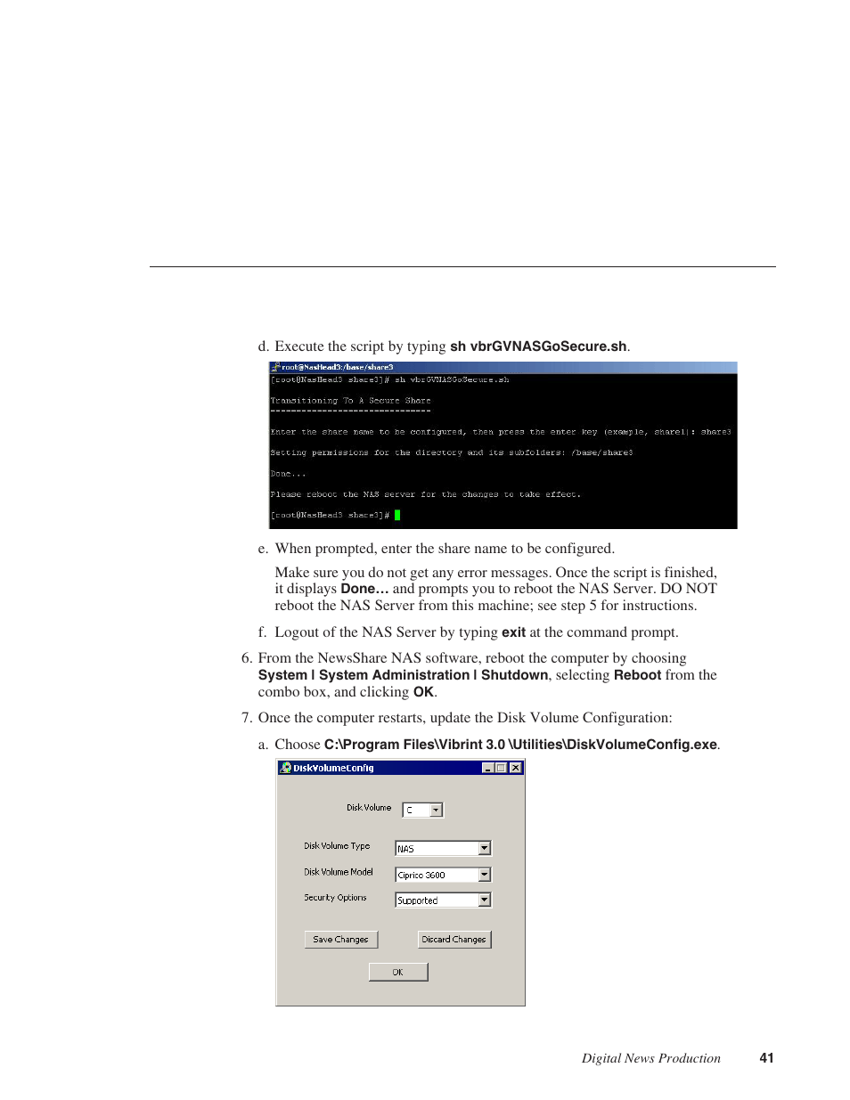 Grass Valley NAS Security Instruction Guide v.5.1A User Manual | Page 43 / 58