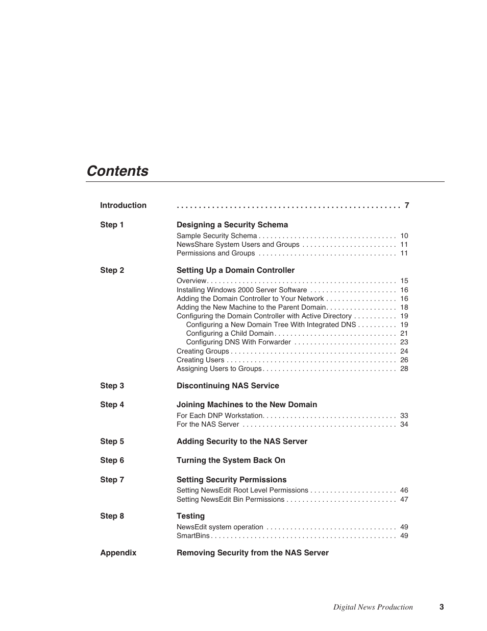 Grass Valley NAS Security Instruction Guide v.5.1A User Manual | Page 5 / 58