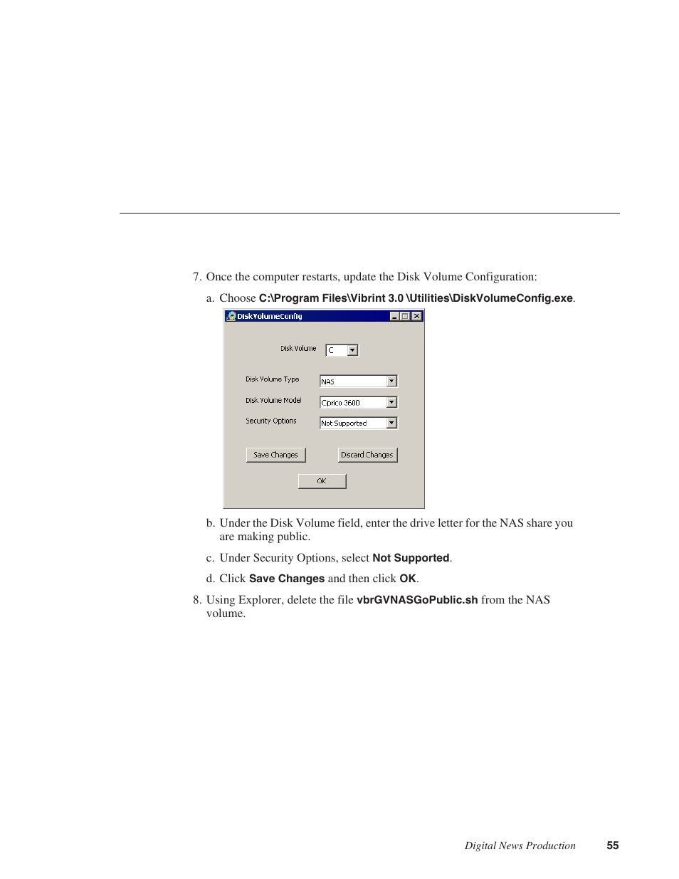 Grass Valley NAS Security Instruction Guide v.5.1A User Manual | Page 57 / 58