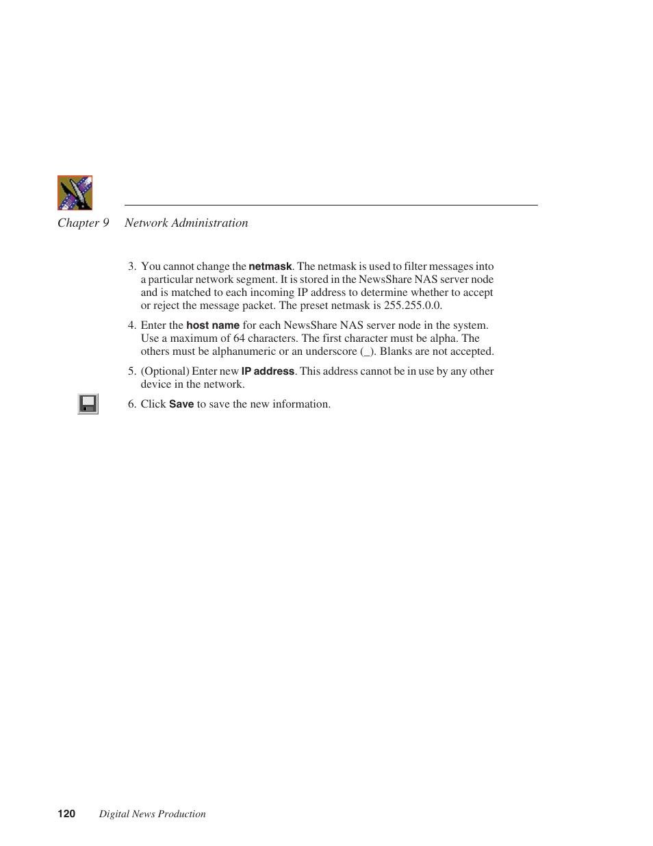 Grass Valley Network Attached Storage System Serial ATA Network User Guide v.1.0.04 User Manual | Page 121 / 195