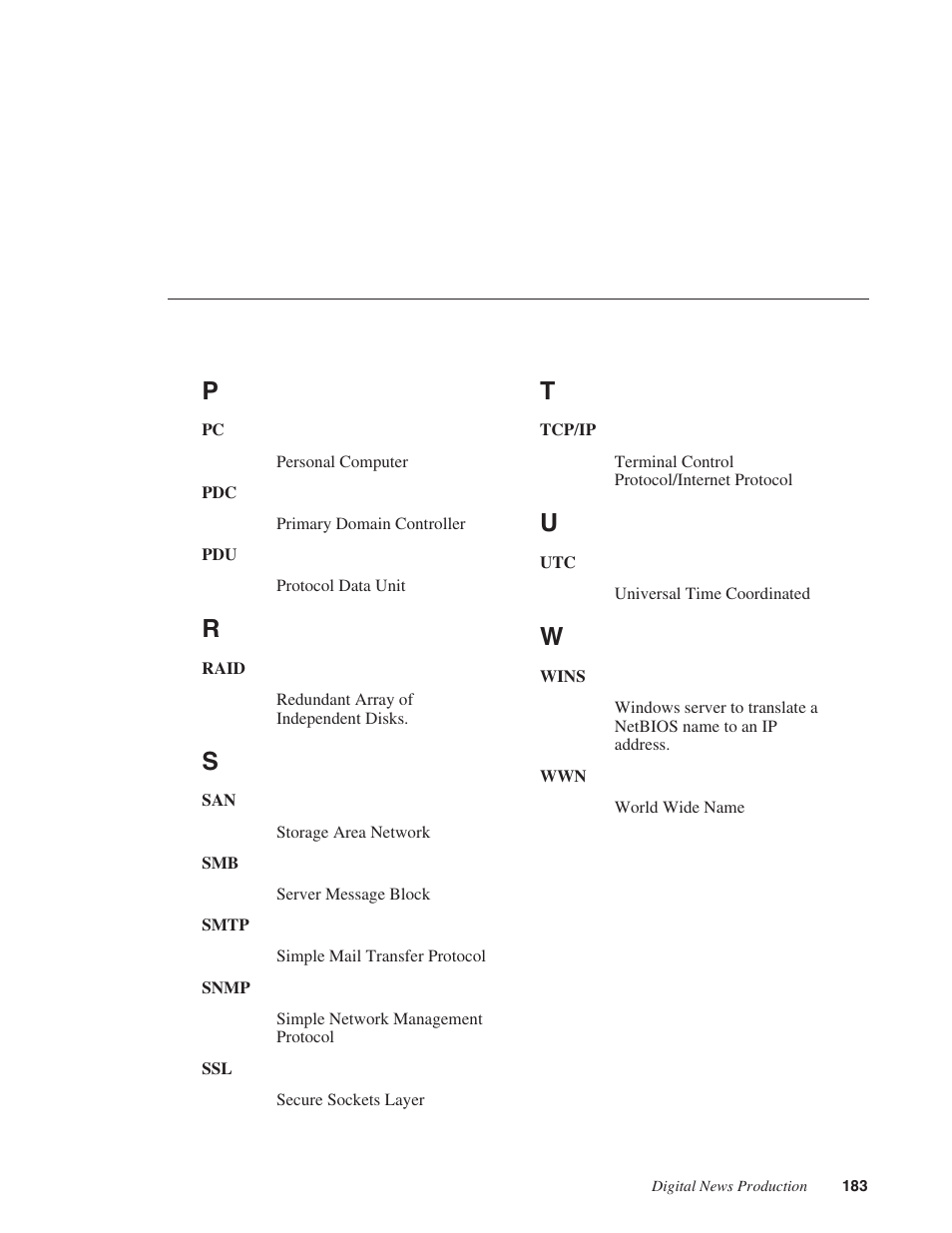 Grass Valley Network Attached Storage System Serial ATA Network User Guide v.1.0.04 User Manual | Page 184 / 195