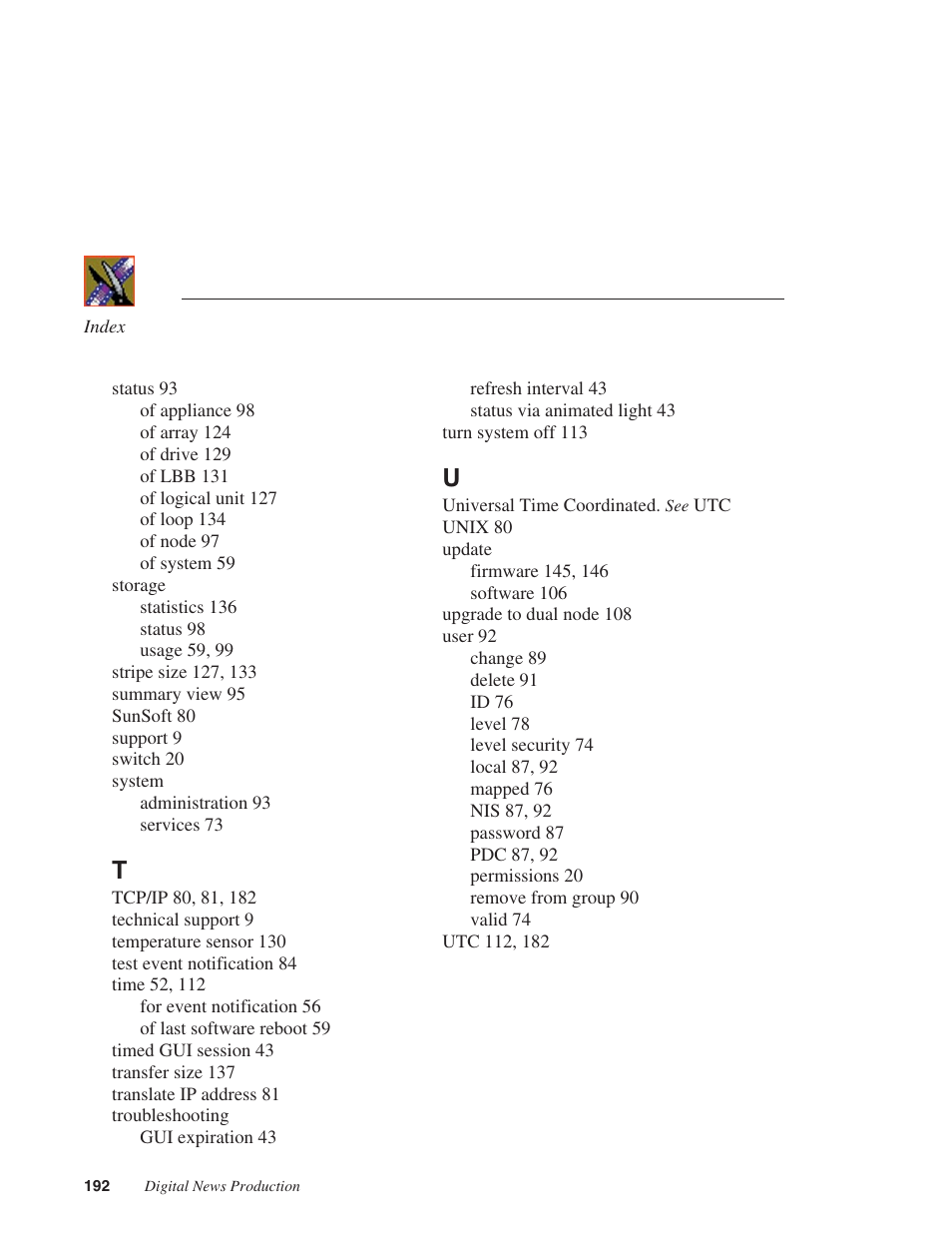 Grass Valley Network Attached Storage System Serial ATA Network User Guide v.1.0.04 User Manual | Page 193 / 195