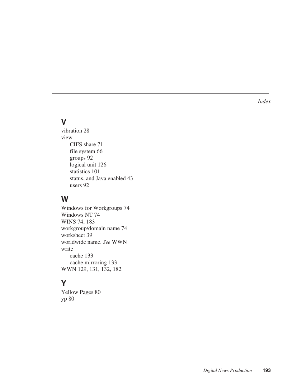 Grass Valley Network Attached Storage System Serial ATA Network User Guide v.1.0.04 User Manual | Page 194 / 195
