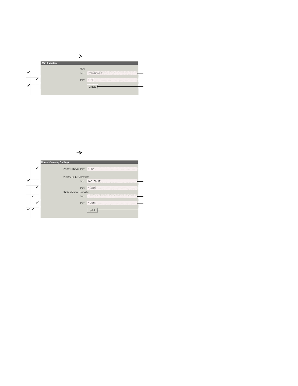 Configure ask location: router gateway, Configure router gateway, Test: router gateway stand-alone stage | Test, Test: router gateway, Appendix b legacy systems | Grass Valley NewsBrowse Desktop Browsing System Installation v.3.1 User Manual | Page 178 / 190