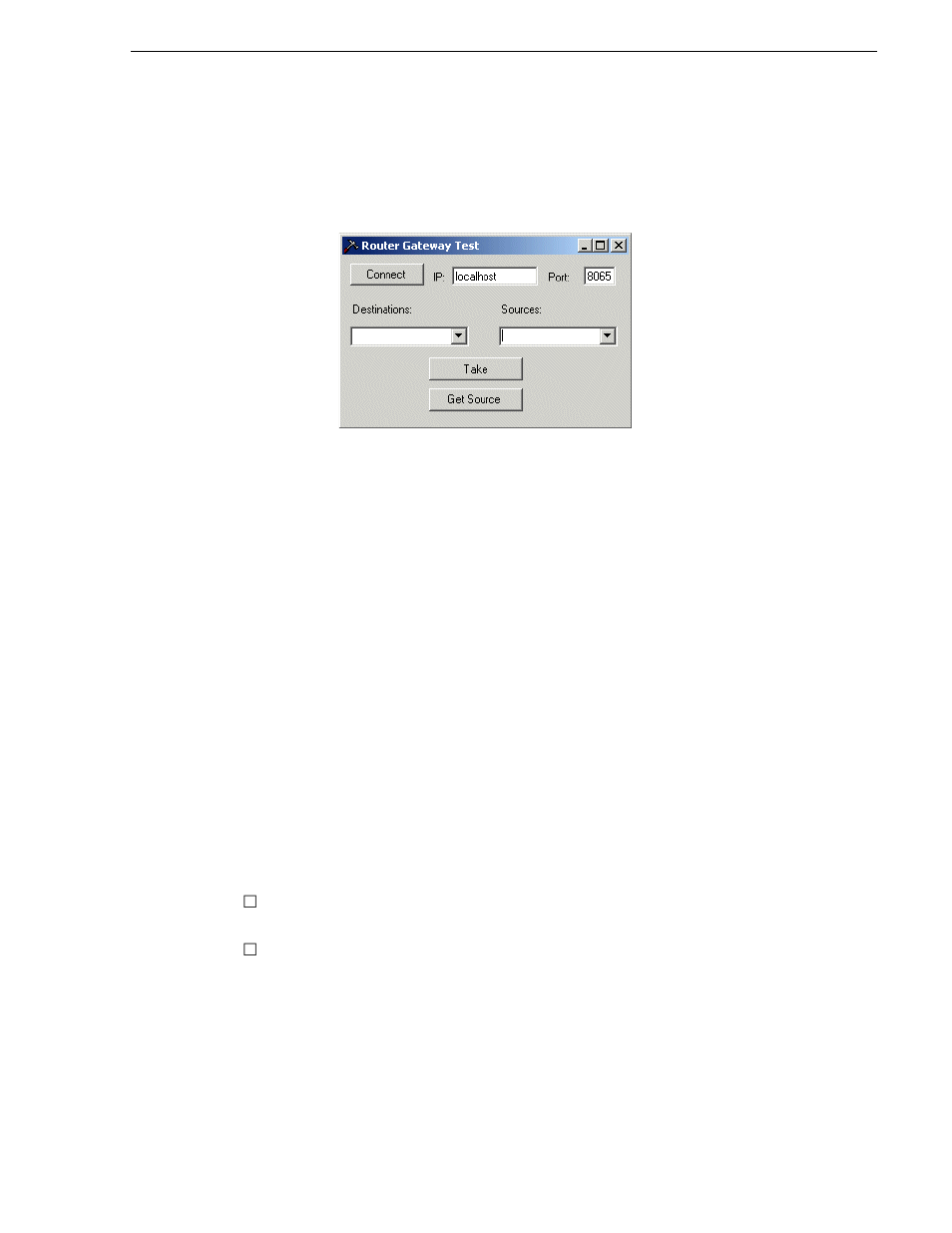 Checklist: router gateway stand alone stage | Grass Valley NewsBrowse Desktop Browsing System Installation v.3.1 User Manual | Page 179 / 190