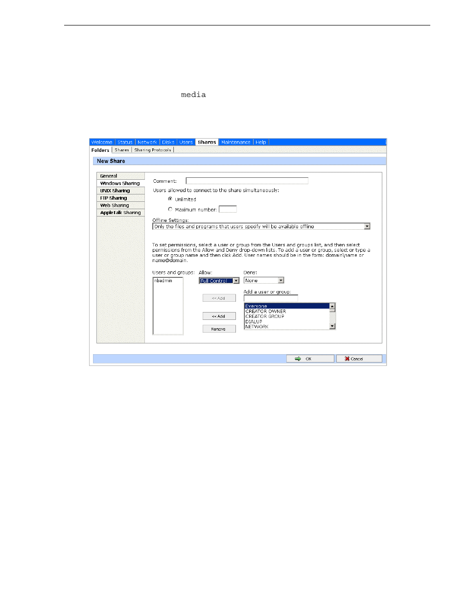 Verify nas access | Grass Valley NewsBrowse Desktop Browsing System Installation v.3.1 User Manual | Page 53 / 190
