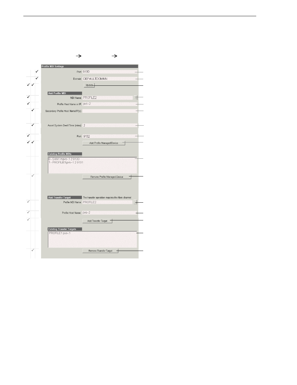 Configure profile mdis, Configure profile, Chapter 3 configuring the newsbrowse system | Grass Valley NewsBrowse Desktop Browsing System Installation v.3.1 User Manual | Page 66 / 190