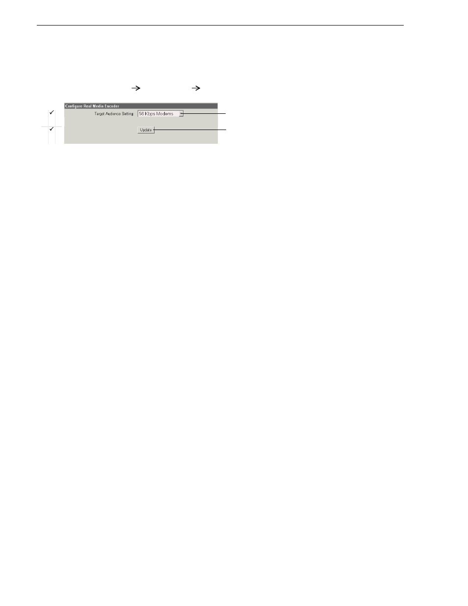 Configure real media encoder: advanced encoder, Chapter 3 configuring the newsbrowse system | Grass Valley NewsBrowse Desktop Browsing System Installation v.3.1 User Manual | Page 80 / 190