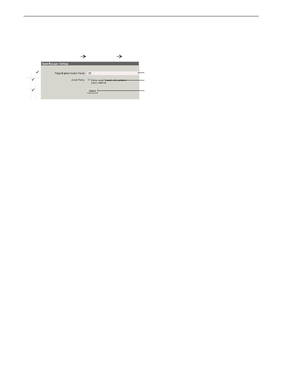 Configure asset manager, About expired assets, About | Chapter 3 configuring the newsbrowse system | Grass Valley NewsBrowse Desktop Browsing System Installation v.3.1 User Manual | Page 88 / 190