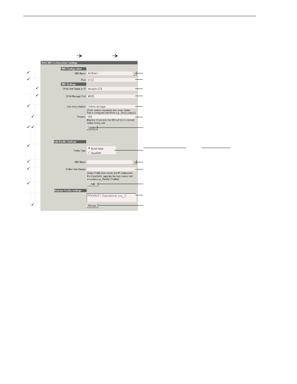 Configure diva mdi, Chapter 3 configuring the newsbrowse system | Grass Valley NewsBrowse Desktop Browsing System Installation v.2.7 User Manual | Page 108 / 150