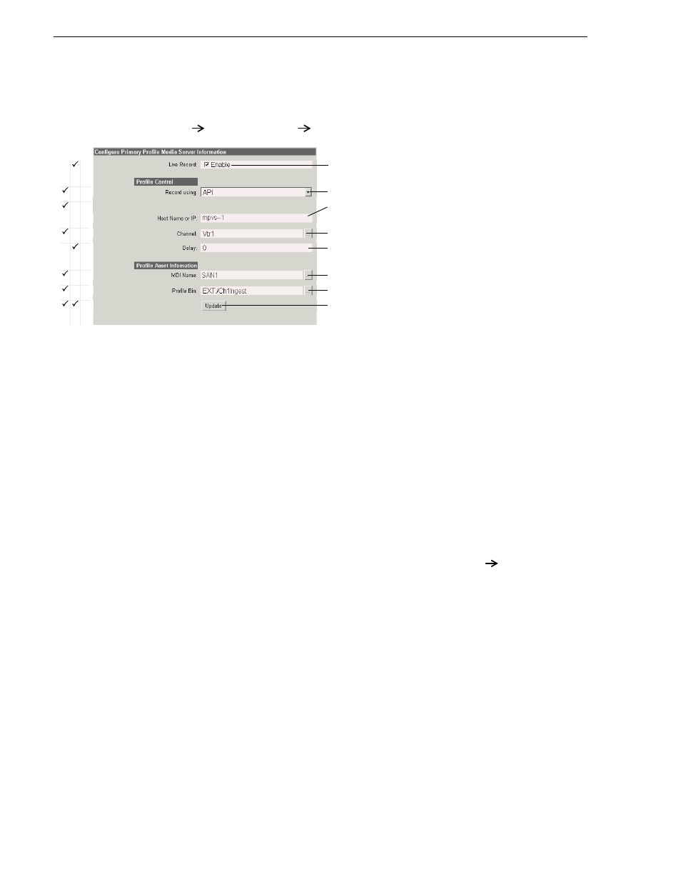 Configure media server: single-channel encoder, Chapter 3 configuring the newsbrowse system, As it is unchecked by default | Grass Valley NewsBrowse Desktop Browsing System Installation v.2.7 User Manual | Page 64 / 150