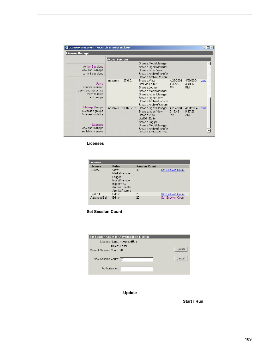 Grass Valley NewsBrowse Desktop Browsing System Installation v.2.0 User Manual | Page 109 / 142