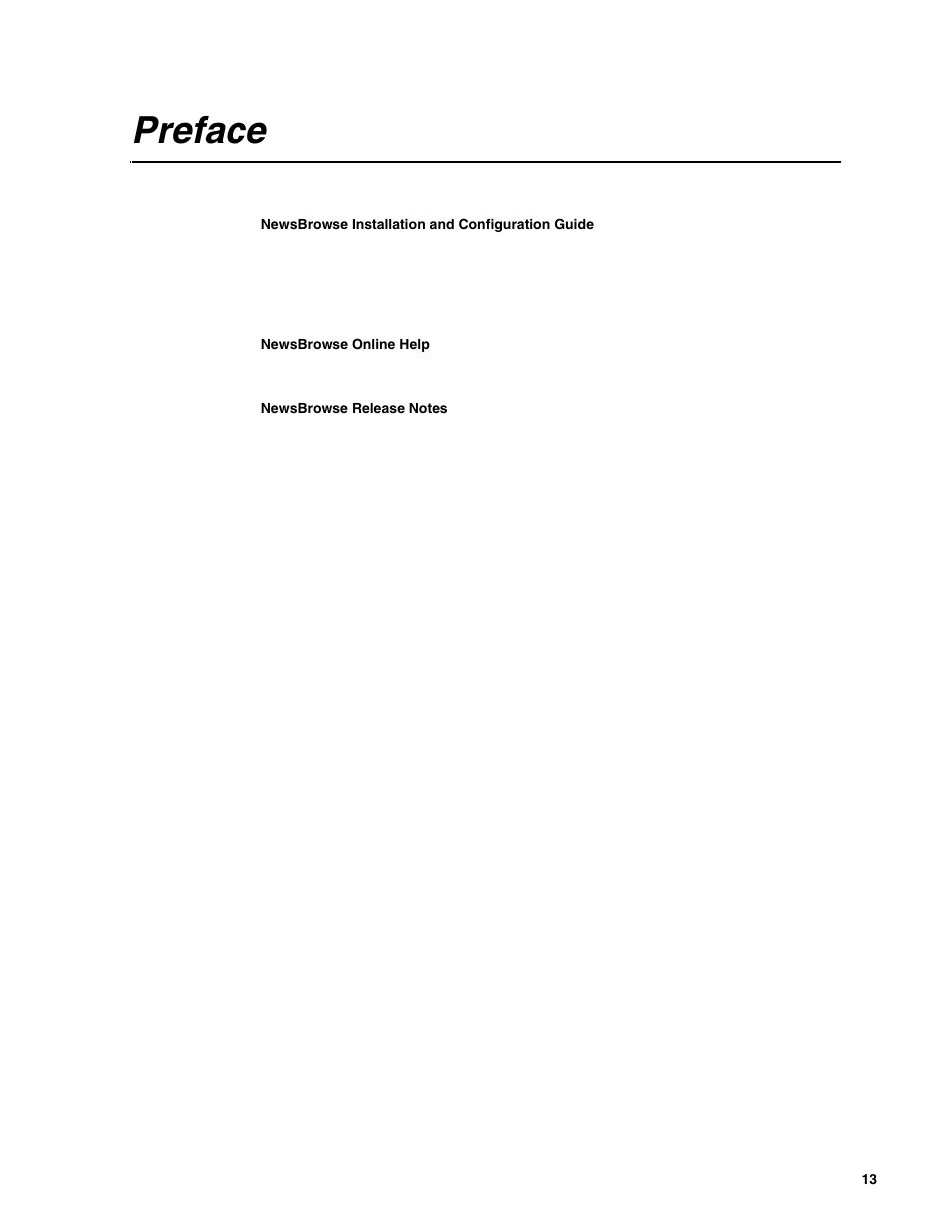 Preface | Grass Valley NewsBrowse Desktop Browsing System Installation v.2.0 User Manual | Page 13 / 142