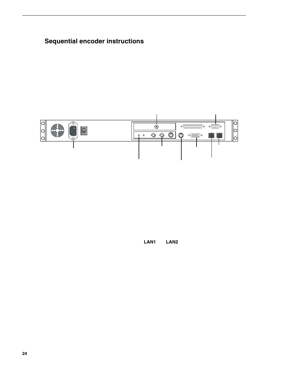 Sequential encoder instructions | Grass Valley NewsBrowse Desktop Browsing System Installation v.2.0 User Manual | Page 24 / 142