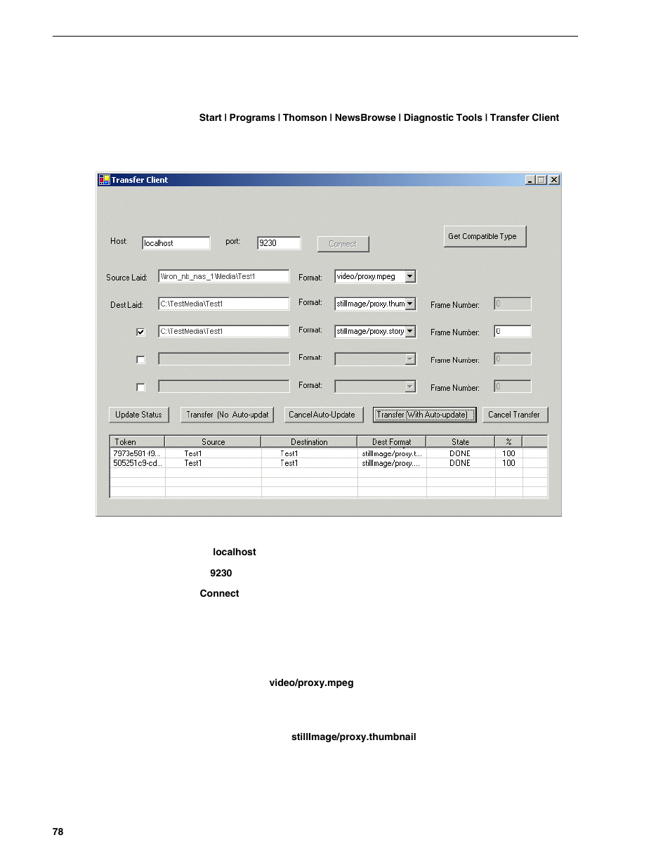 Grass Valley NewsBrowse Desktop Browsing System Installation v.2.0 User Manual | Page 78 / 142