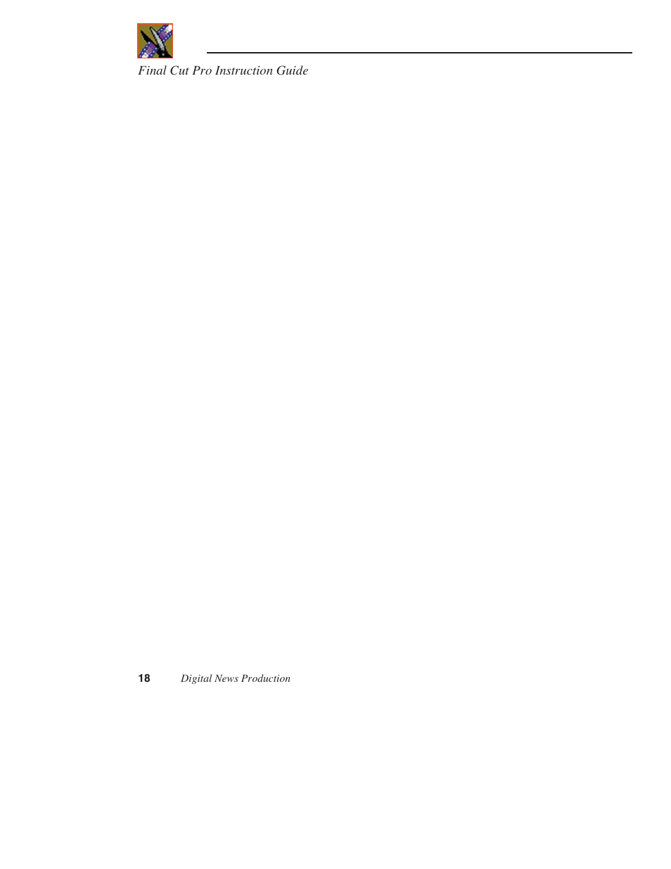 Grass Valley Using Final Cut Pro With DNP Products Instruction Guide v.5.1 User Manual | Page 18 / 18