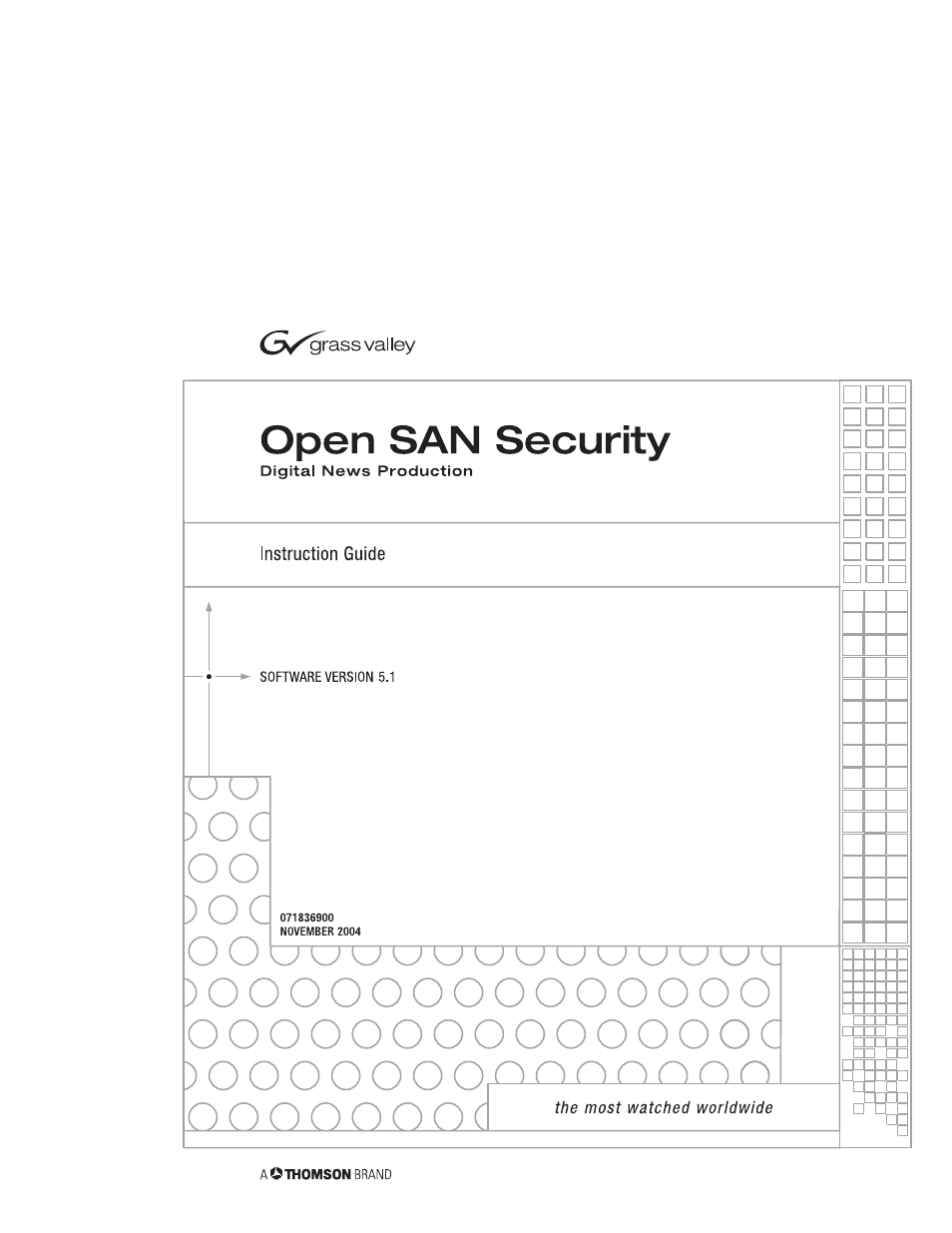Grass Valley Open SAN Security v.5.1 User Manual | Page 3 / 56