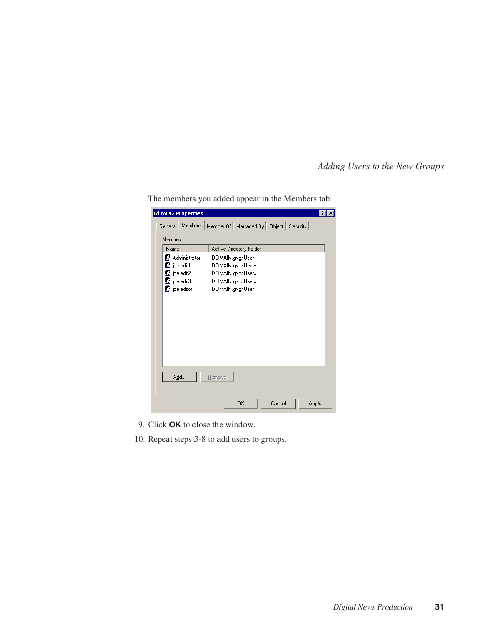 Grass Valley Open SAN Security v.5.1 User Manual | Page 33 / 56