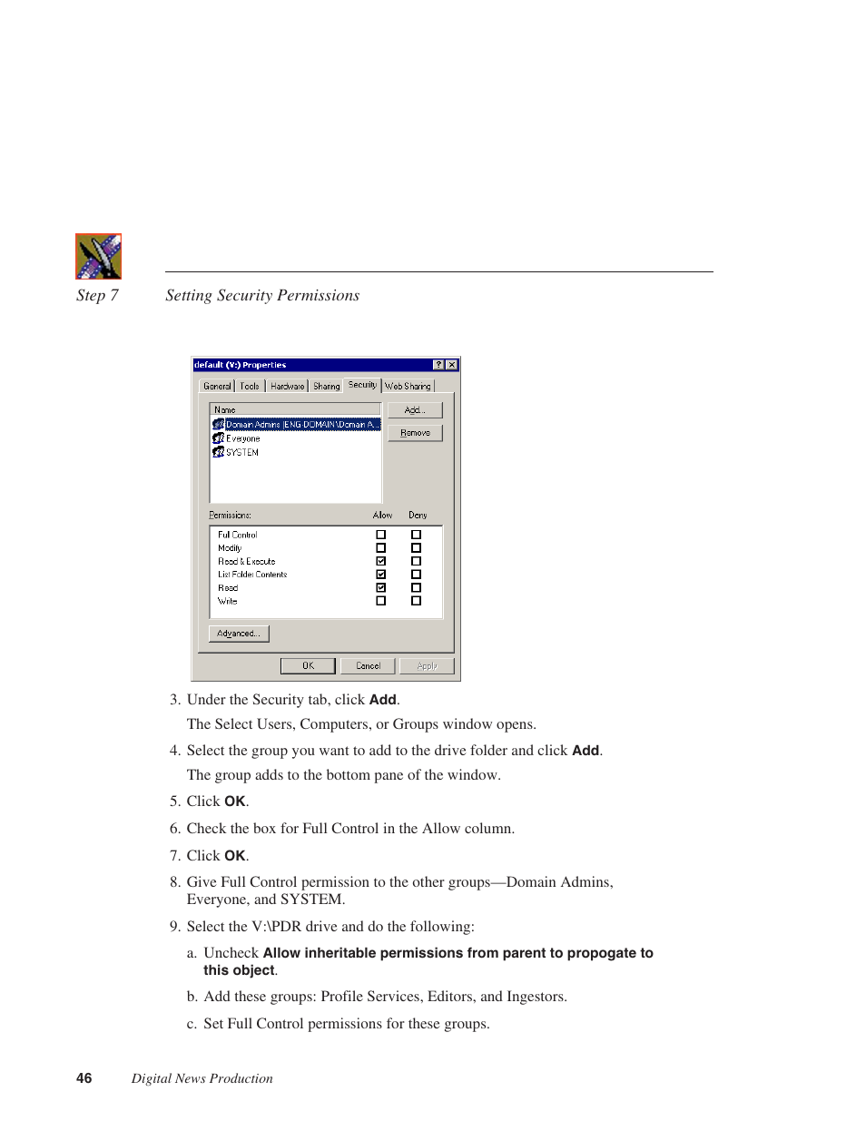Grass Valley Open SAN Security v.5.1 User Manual | Page 48 / 56