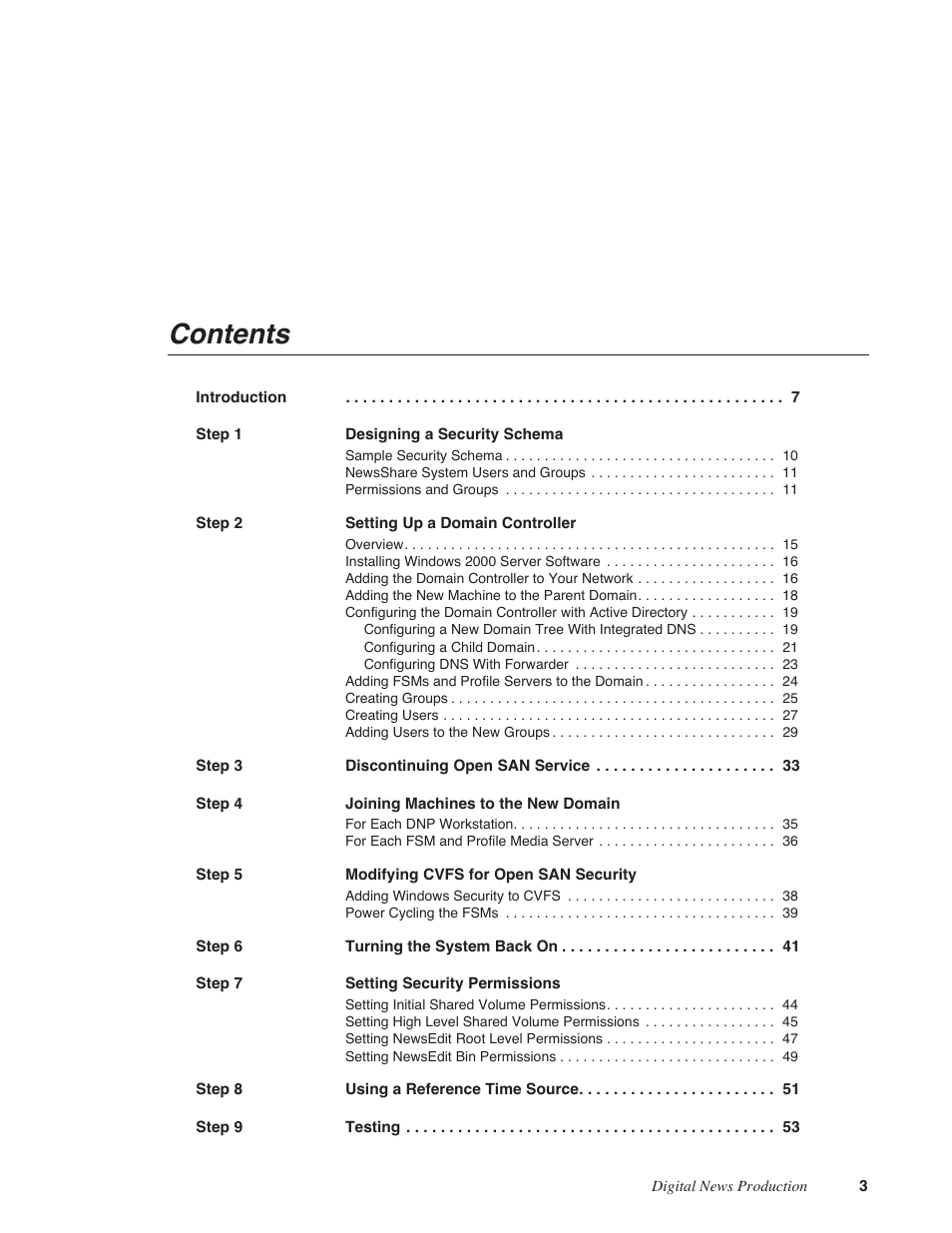 Grass Valley Open SAN Security v.5.1 User Manual | Page 5 / 56