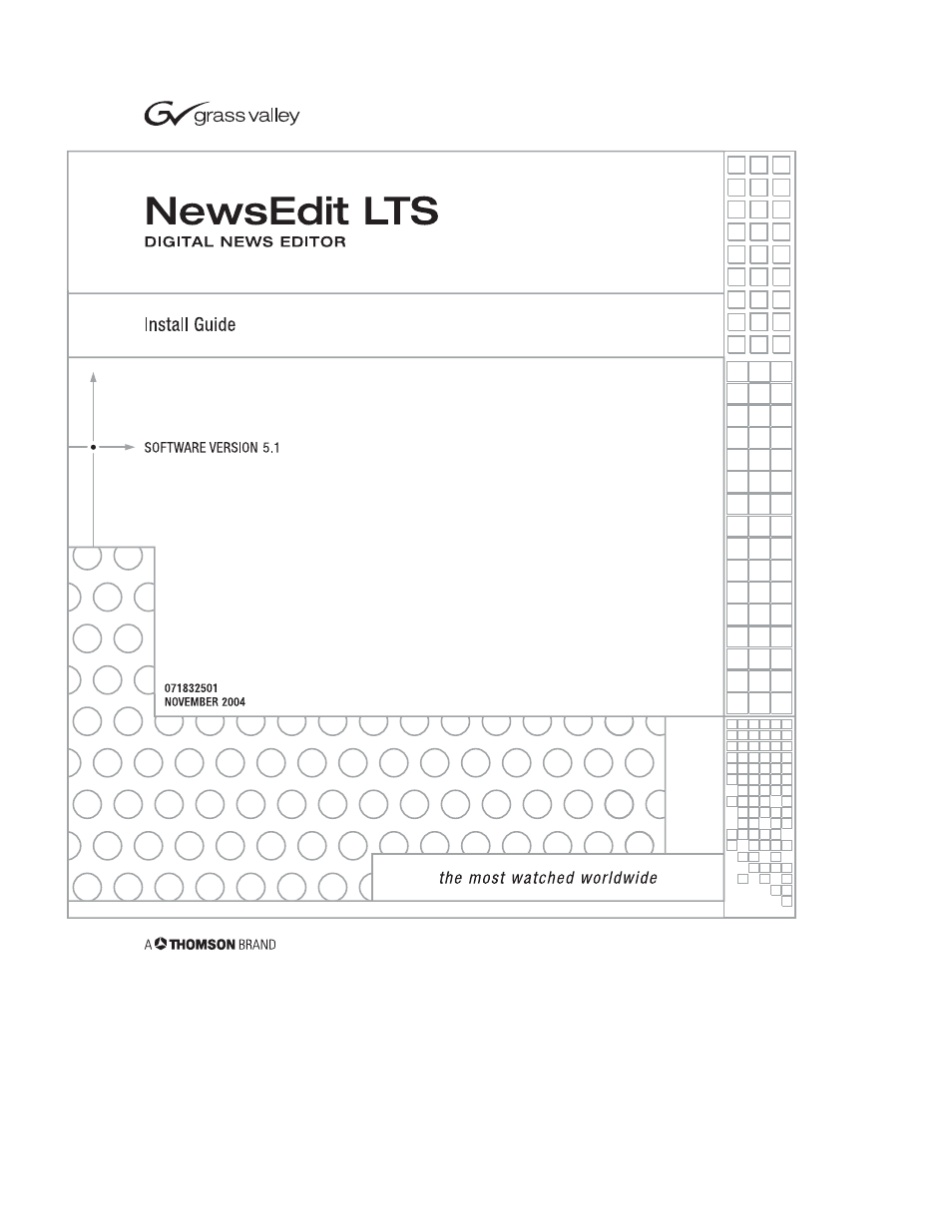 Grass Valley NewsEdit LTS v.5.1 User Manual | 16 pages