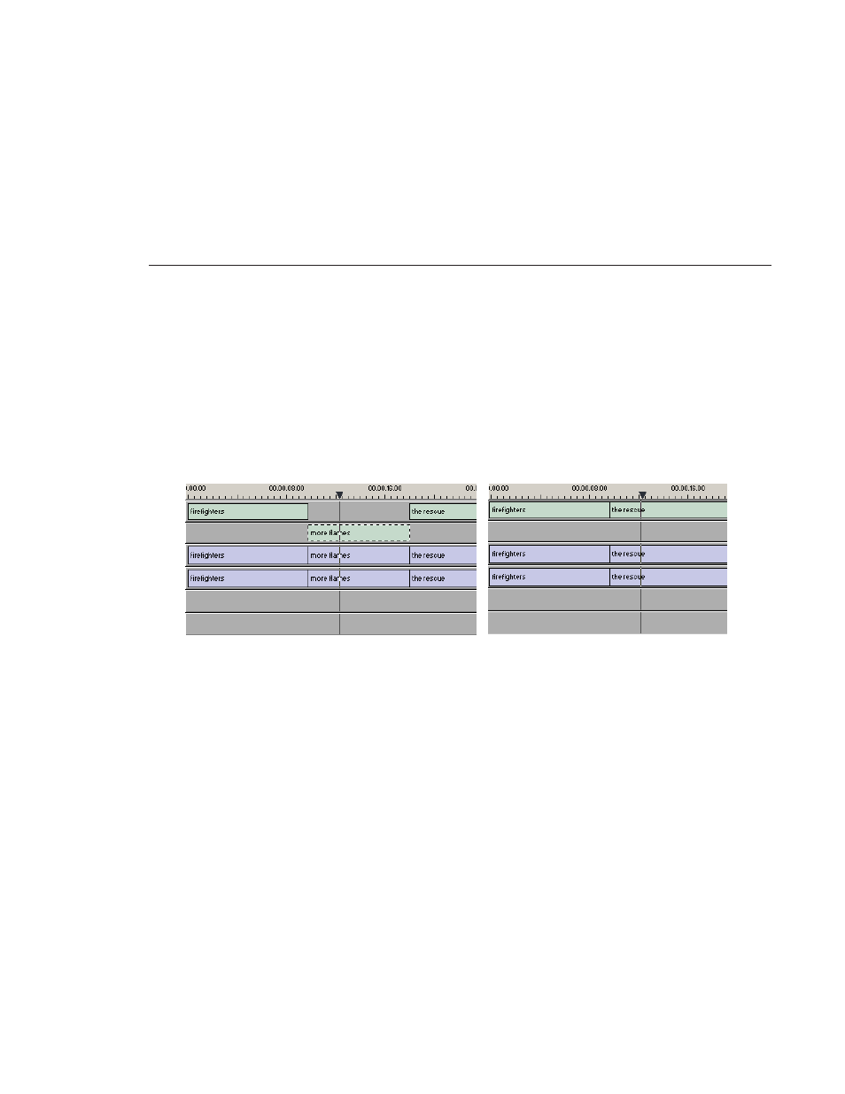 Deleting a clip from your sequence | Grass Valley NewsEdit LT v.4.1 User Manual | Page 117 / 186