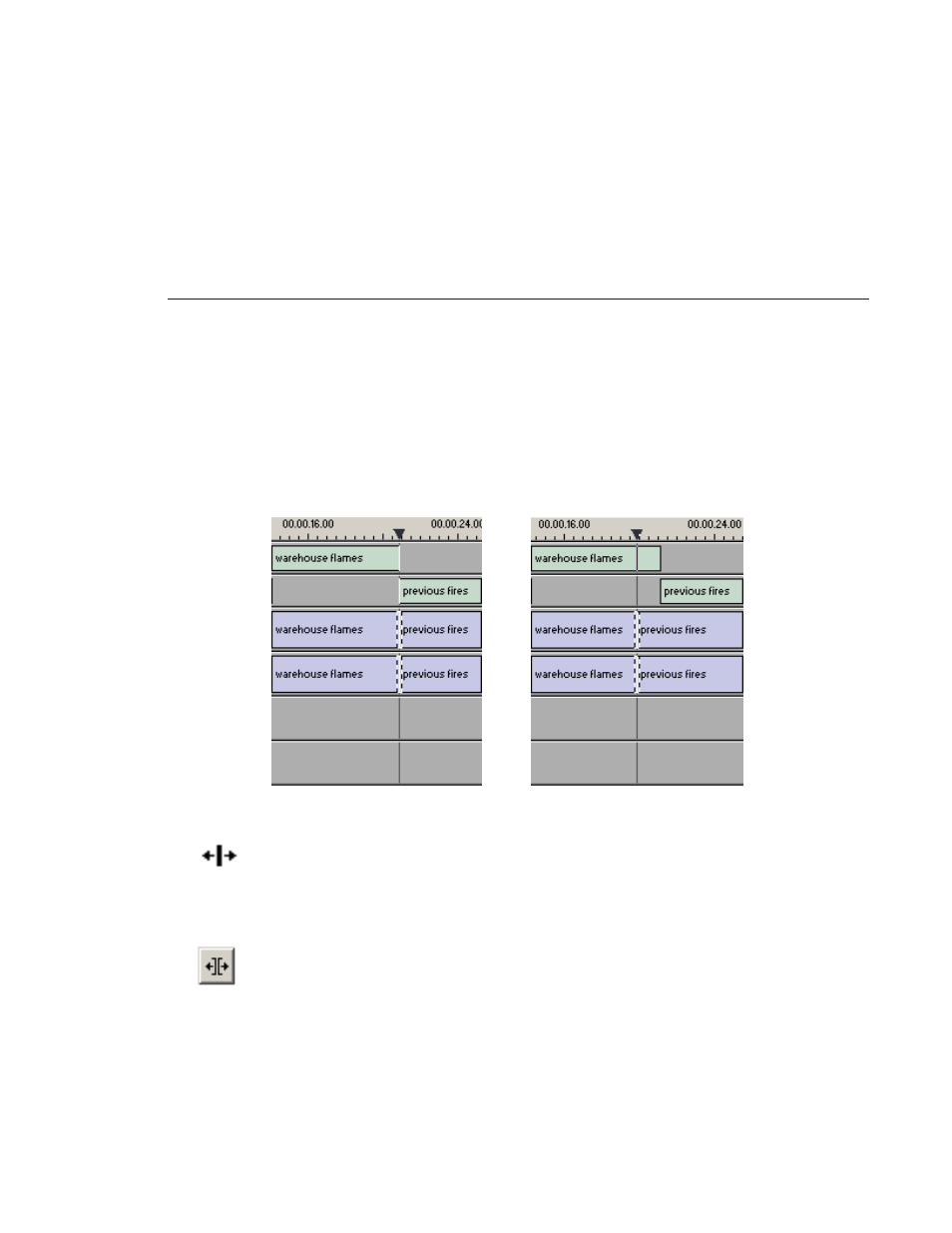 Creating split edits | Grass Valley NewsEdit LT v.4.1 User Manual | Page 125 / 186