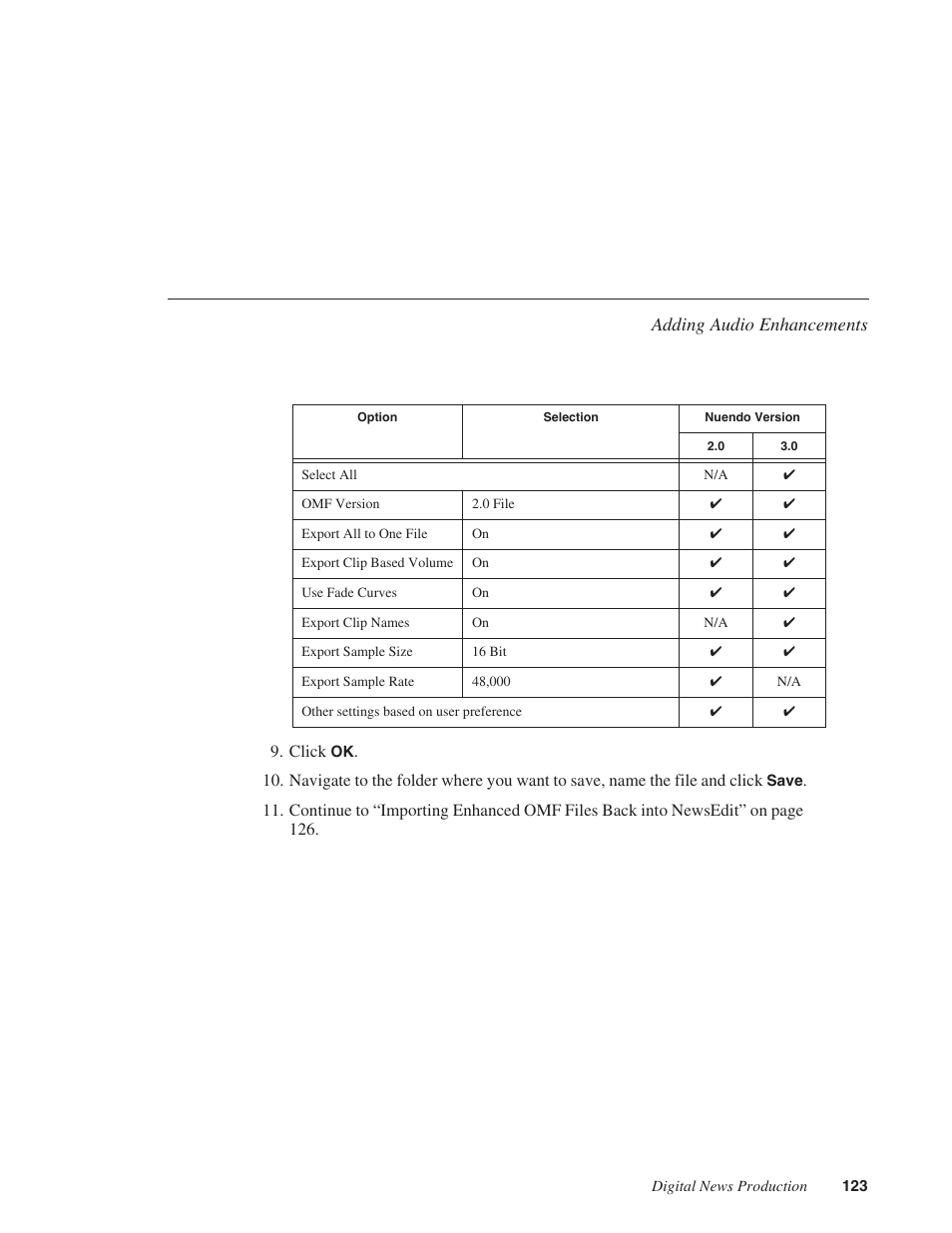 Adding audio enhancements | Grass Valley NewsEdit XT v.5.5 User Manual | Page 125 / 354