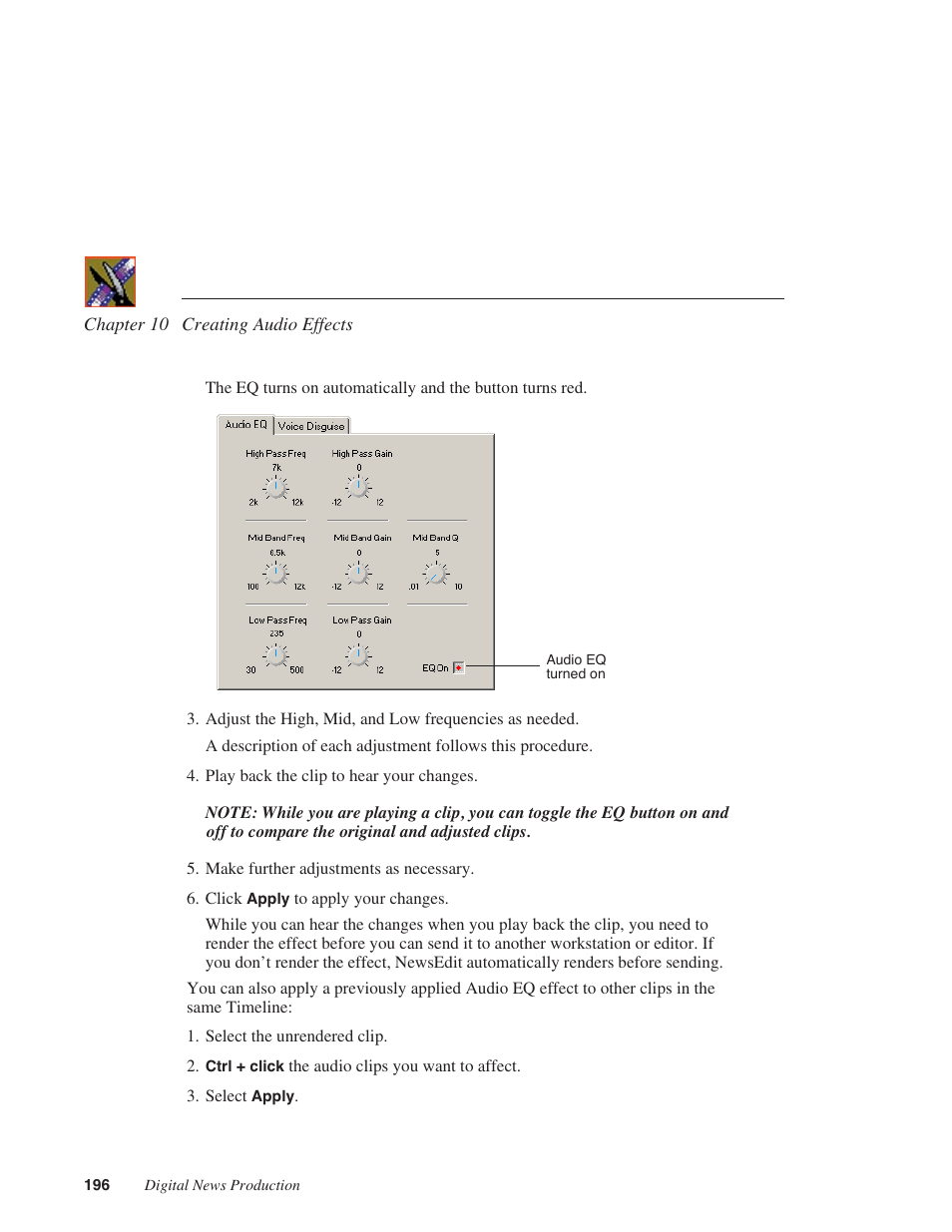 Grass Valley NewsEdit XT v.5.5 User Manual | Page 198 / 354