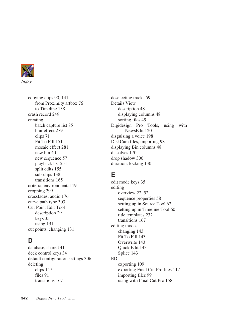 Grass Valley NewsEdit XT v.5.5 User Manual | Page 344 / 354