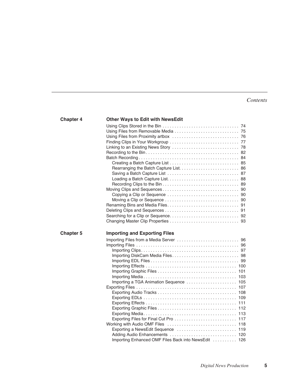 Grass Valley NewsEdit XT v.5.5 User Manual | Page 7 / 354