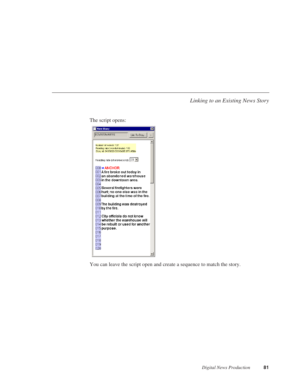 Grass Valley NewsEdit XT v.5.5 User Manual | Page 83 / 354