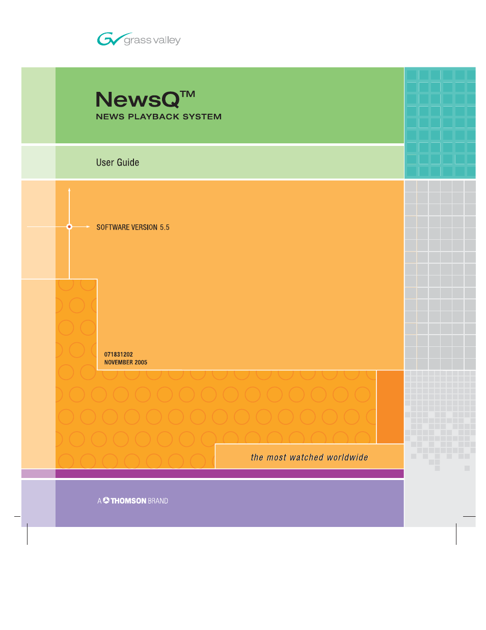 Grass Valley NewsQ v.5.5 User Manual | 100 pages