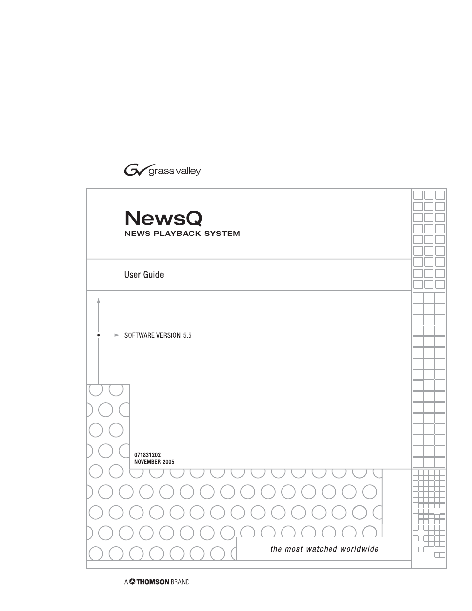 Grass Valley NewsQ v.5.5 User Manual | Page 3 / 100