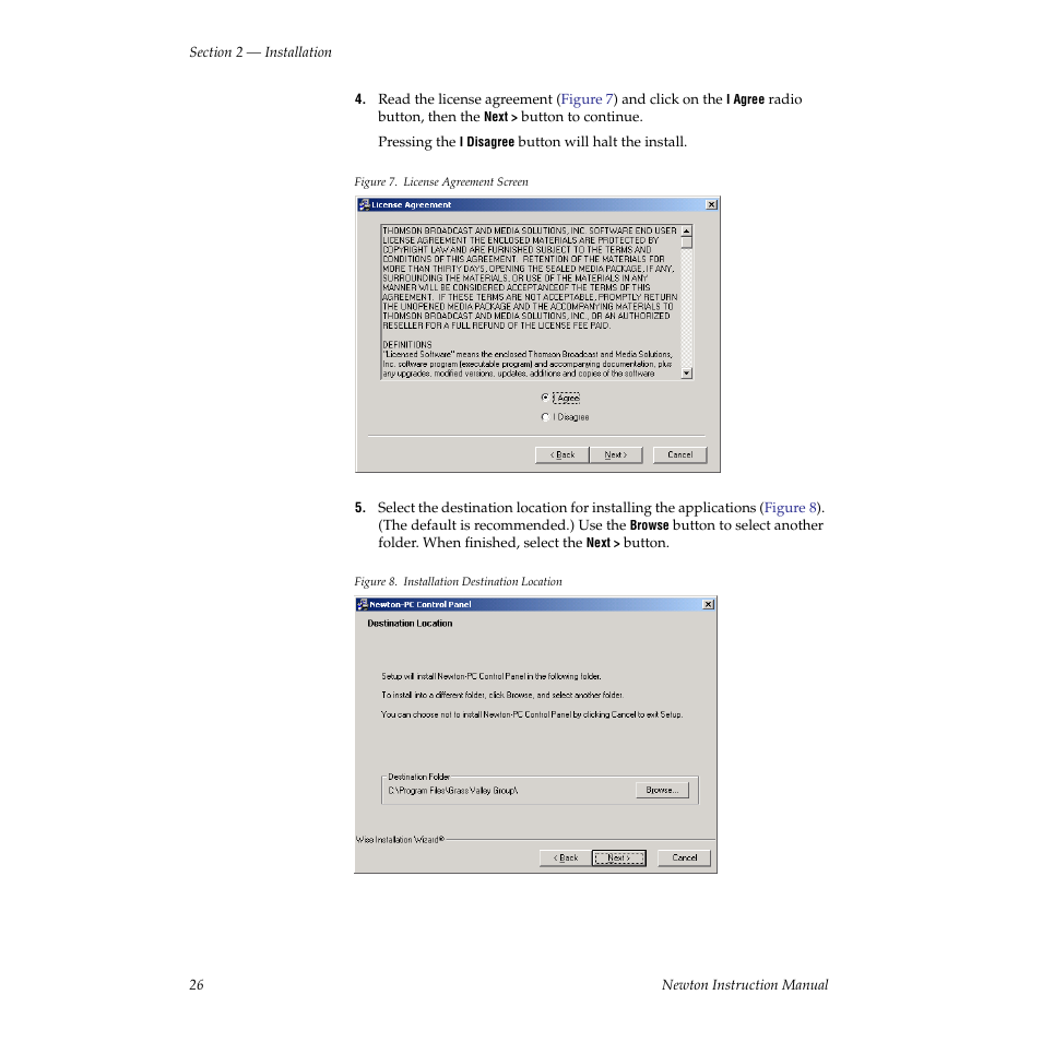 Grass Valley Newton Modular Control System v.2.0 User Manual | Page 26 / 118