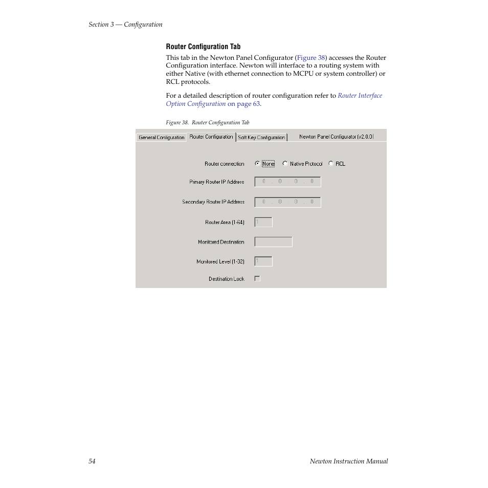 Grass Valley Newton Modular Control System v.2.0 User Manual | Page 54 / 118